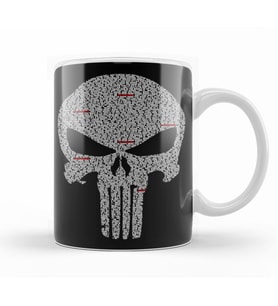 Punisher The Big Bad Punisher Kupa Bardak Porselen