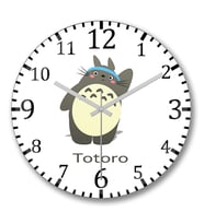 Totoro8 Duvar Saati Bombeli Gercek Cam