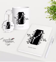 BK Gift Kişiye Özel Atatürk Temalı Kupa Anahtarlık Beyaz Defter Kalem Hediye Seti-8 (Model 1)