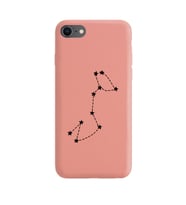 Akrep Burcu (Escorpiao) Yıldız Haritası Tasarımlı Kılıf iPhone 8