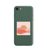 Koyu Yeşil Lansman Telefon Kılıfı Iphone 8