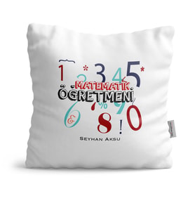 BK Gift Kişiye Özel Matematik Öğretmeni  Yastık  4