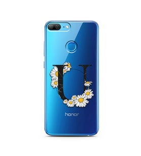 Papatya Harf Tasarım Süper Şeffaf Silikon Telefon Kılıfı Huawei Honor 9 Lite U-H