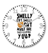 Smelly Cat Phoebe Buffay Duvar Saati Bombeli Gercek Cam