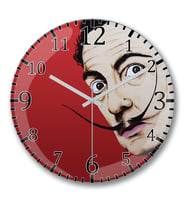 La Casa de Papel 005 Duvar Saati Bombeli Gercek Cam