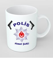 Kişiye Özel Polis Kupa Bardak