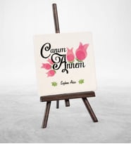 BK Gift Kişiye Özel Canım Annem Şovaleli Doğal Taş  16