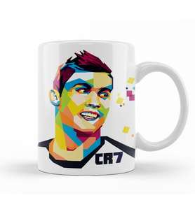 Cristiano Ronaldo Kupa Bardak Porselen