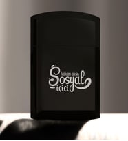 BK Gift Kişiye Özel Sosyal İçici Siyah Metal Çakmak  2