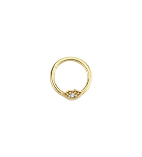 Altın Dudak Modeli Piercing Küpe