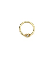 Altın Dudak Modeli Piercing Küpe