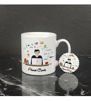 Bilgisayar Mühendisi Kupa Bardak ve Anahtarlık Set 003