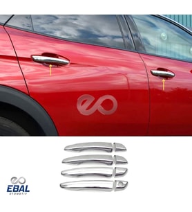 Opel Crossland  X Krom 4 Kapı Kapı Kolu 8 Prç. 2017 ve üzeri P.Çelik