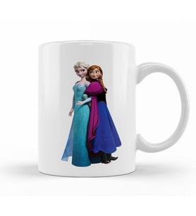 Elsa Kristoff Rapunzel Anna Frozen Kupa Bardak Porselen