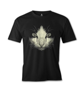 Kedi Siyah Erkek Tshirt