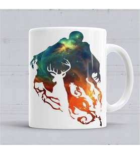 Harry Potter Patronus Kupa Bardak Porselen