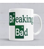 Breaking Bad Yeşil Yazılı Kupa Bardak Porselen