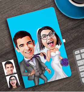 BK Gift Kişiye Özel Evleniyoruz Karikatürlü Defter-6