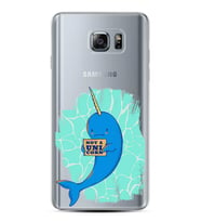Kılıfland Samsung Galaxy Note 5 Kılıf Silikon Resimli Kapak Not a Unicorn Stok 530