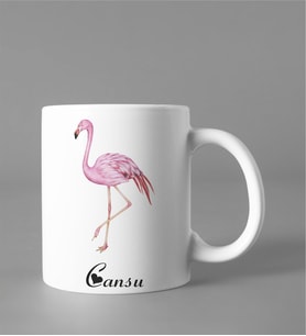 Kişiye Özel Flamingo Kupası