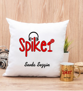 Spiker Yastık ve Gold Kupa Bardak