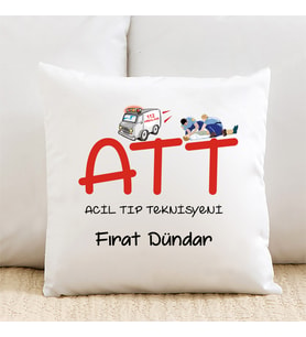 ATT'lere Özel İsimli Yastık