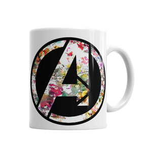 Avengers Flowers Kupa Bardak Porselen