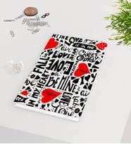 BK Gift Kişiye Özel Sevgililer Günü Beyaz Defter-69