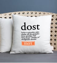 Dost Kelime Anlamı Kare Yastık