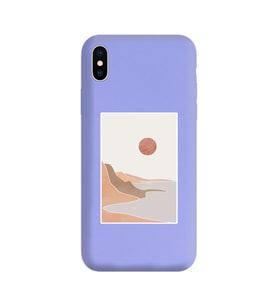 Mor Lansman Kılıf iPhone XS Max