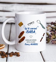 İyi Ki Varsın Baba Tasarım Kupa Bardak