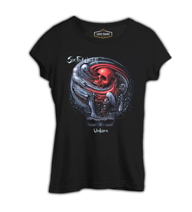 Six Feet Under - Unborn Siyah Kadın Tshirt