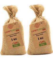 2 Adet 1 kg Taş Değirmende Öğütülmüş Kristal Kaya Tuzu