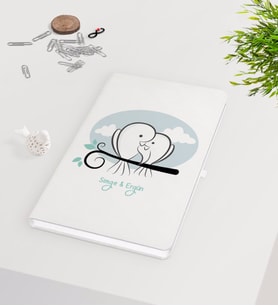 BK Gift Kişiye Özel Sevgililer Günü Beyaz Defter-36