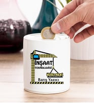 İnşaat Teknolojisi Öğretmeni Kişiye Özel Kumbara