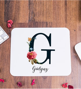Baş Harfli Ve İsimli Mouse Pad