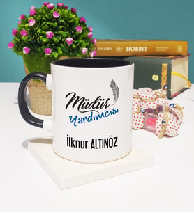 Müdür Yardımcısı Kupa Bardak Siyah