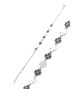 Söğütlü Silver Yonca modeli bileklik