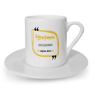 BK Gift Kişiye Özel Öğretmen Anlamı Türk Kahvesi Fincanı  5