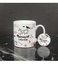 Pharmacist Kupa Bardak ve Anahtarlık Set