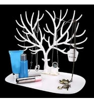 Geyik Tasarımlı Takı Askısı Yüzük Kolye Küpe Standı Mücevher Makyaj Organizer