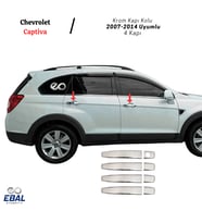 Chevrolet Captiva Krom Kapı Kolu 4 Parça 2007-2014 Uyumlu P. Çelik