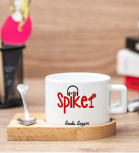 Spikere Hediye Ahşap Altlıklı Fincan