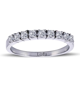 Lova 0,37 Karat Pırlanta Yarımtur Yüzük - 1050210