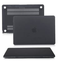 MacBook Retina Kılıf 12inc HardCase A1534 2015/2017 Uyumlu Koruyucu Kılıf (Siyah)