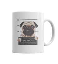 Bad Puggy Pug Köpek Kupa Bardak Porselen