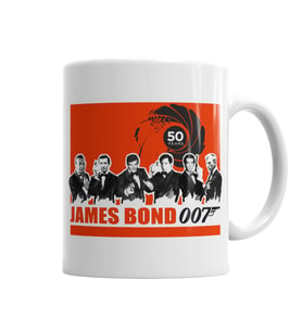 James Bond 007 Kupa Bardak Porselen