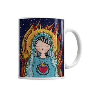 Nossa Senhora Kupa Bardak Porselen