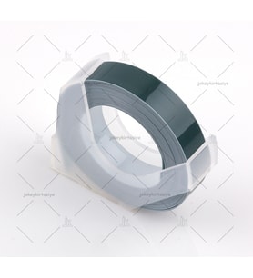 Motex Yazı Presi E101 - DYMO ( Junior-Omega ) YEDEK  Etiket Şerit  (9mmX3metre)- 1 Adet (Siyah)