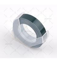 Motex Yazı Presi E101 - DYMO ( Junior-Omega ) YEDEK  Etiket Şerit  (9mmX3metre)- 1 Adet (Siyah)